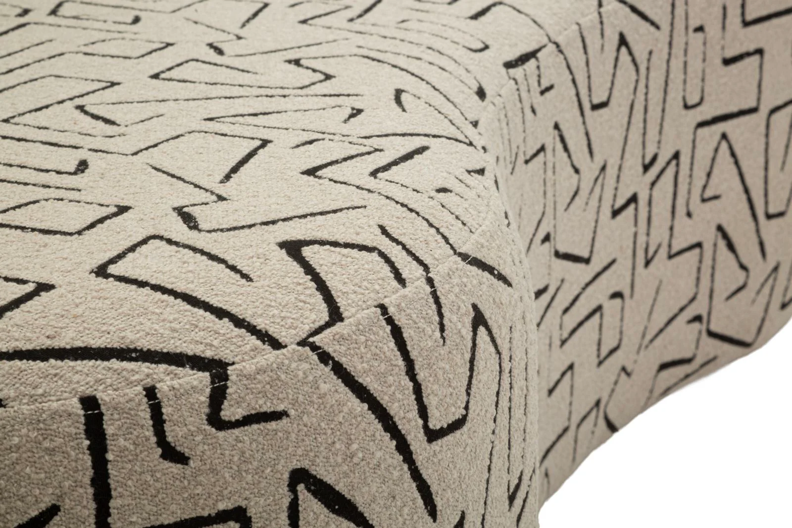 Divanetto Nairobi Cm 176 X 91,5 X 69 In Legno Compensato Spugna E Poliestere Per Salotto Moderno - Image 7