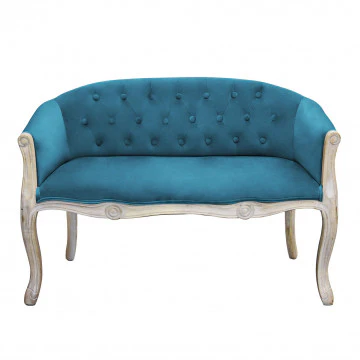 Divano elegante con capitonné in tessuto di lusso - Image 25