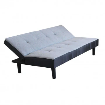 Divano letto moderno Alvin con struttura in metallo e legno - Image 10