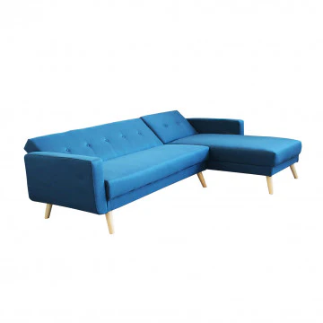 Divano Letto Moderno con Struttura in Metallo e Legno - Image 10