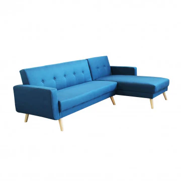 Divano Letto Moderno con Struttura in Metallo e Legno - Image 11