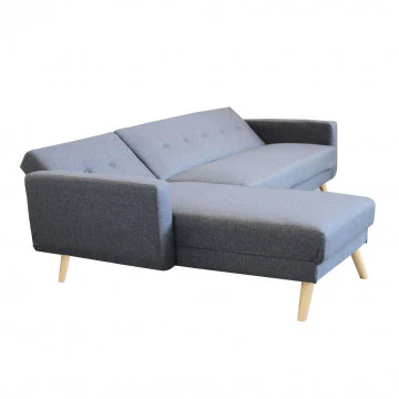 Divano Letto Moderno con Struttura in Metallo e Legno - Image 4
