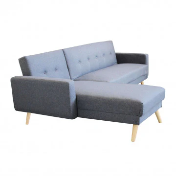 Divano Letto Moderno con Struttura in Metallo e Legno - Image 5