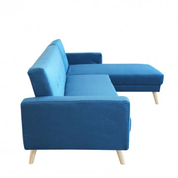 Divano Letto Moderno con Struttura in Metallo e Legno - Image 7