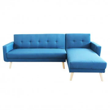 Divano Letto Moderno con Struttura in Metallo e Legno - Image 8