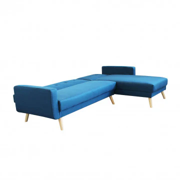 Divano Letto Moderno con Struttura in Metallo e Legno - Image 9