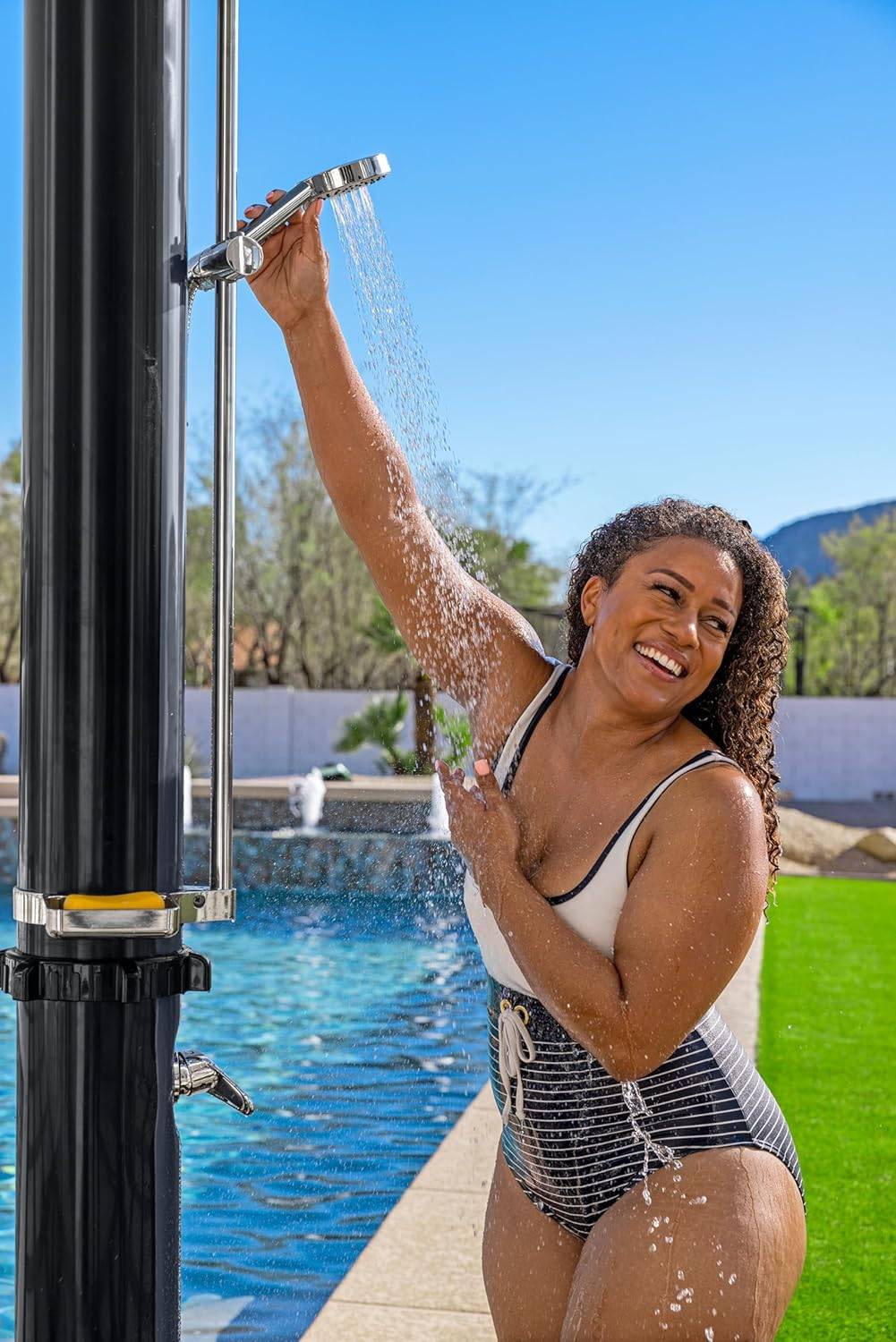 Doccia Solare 35L Bestway SolarFlow - Soffione Regolabile e Portaoggetti - Image 12
