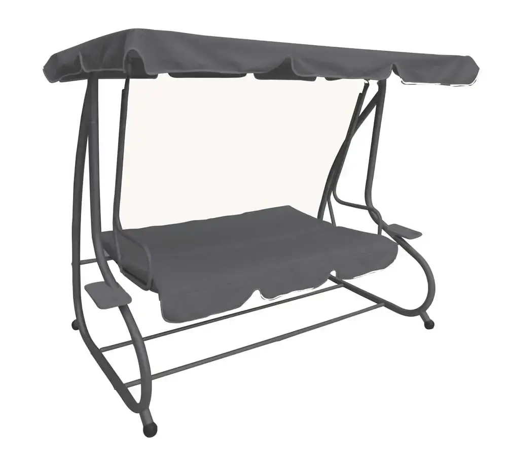 Dondolo PANAREA BIG reclinabile 230x120 cm – Dark Grey, con funzione letto