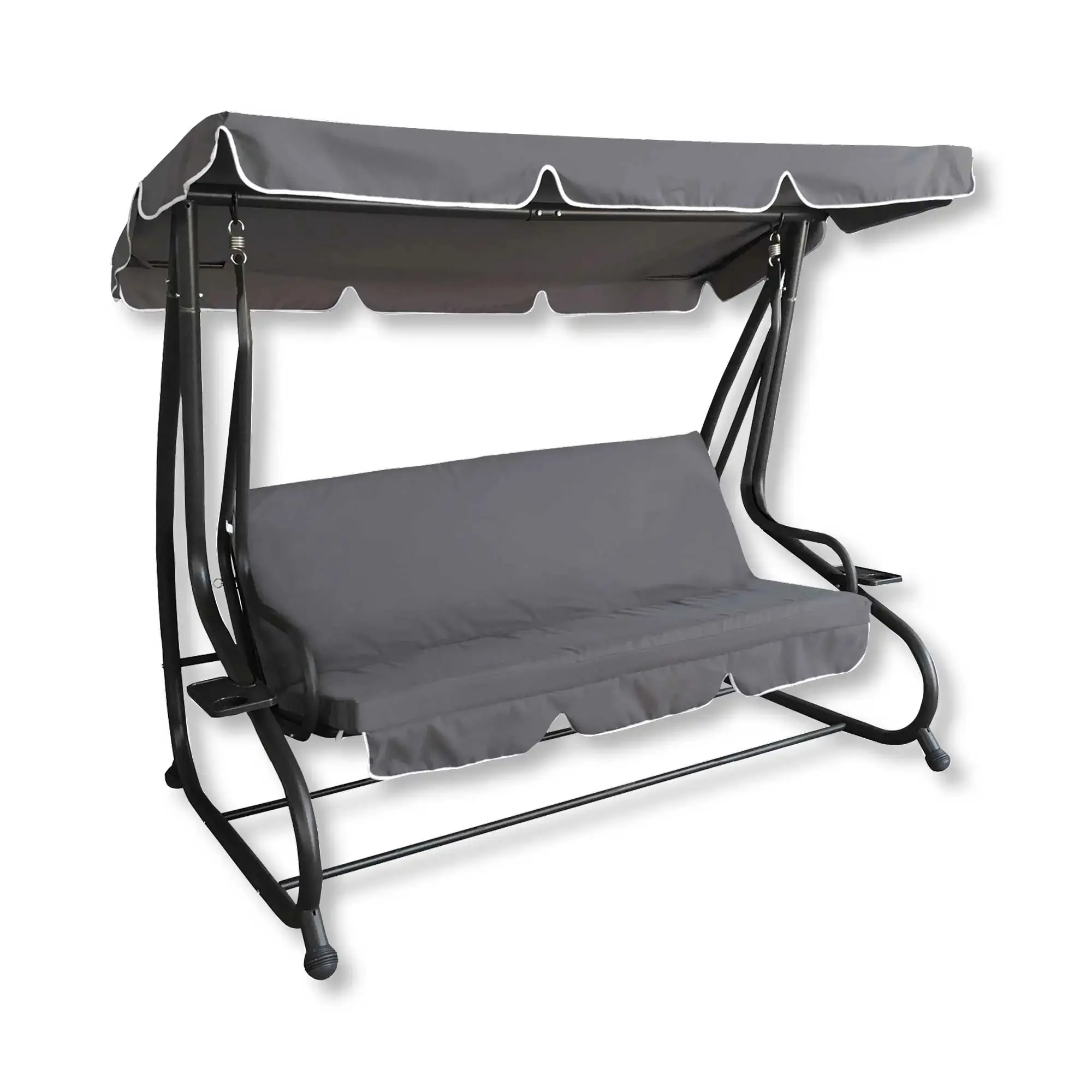 Dondolo PANAREA BIG reclinabile 230x120 cm – Dark Grey, con funzione letto - Image 2