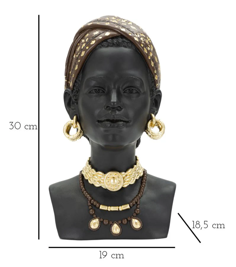 Statua Decorativa Donna Masai 19x18,5x30 cm - Image 8