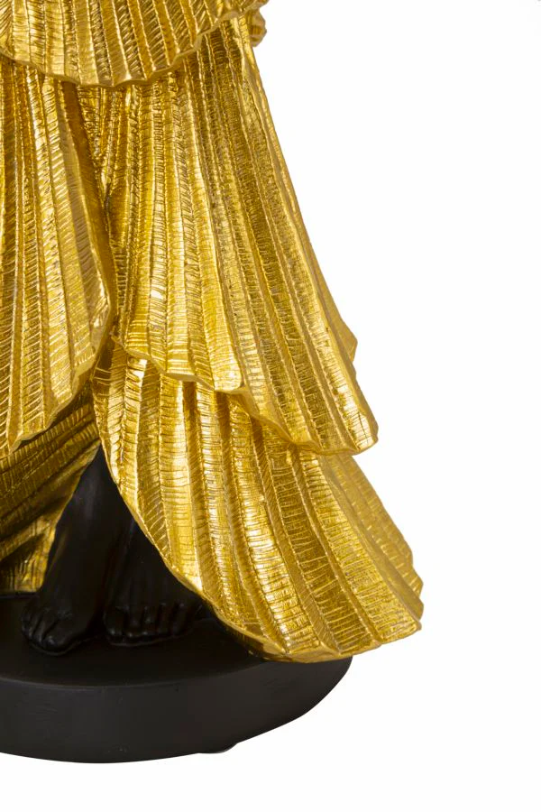 Statuetta Elegante Donnina in Oro 14,5x10x33 cm - Image 5