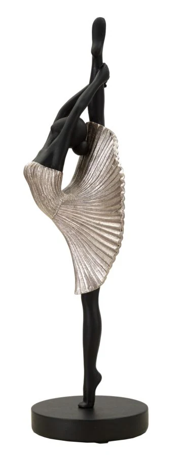 Statuetta Elegante Donnina in Argento 14x14x42,5 cm - Image 2
