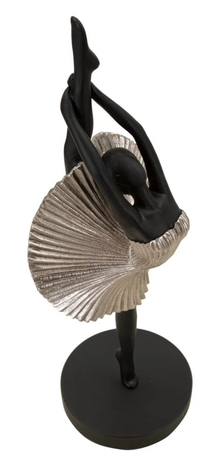 Statuetta Elegante Donnina in Argento 14x14x42,5 cm - Image 3