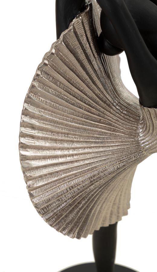 Statuetta Elegante Donnina in Argento 14x14x42,5 cm - Image 5