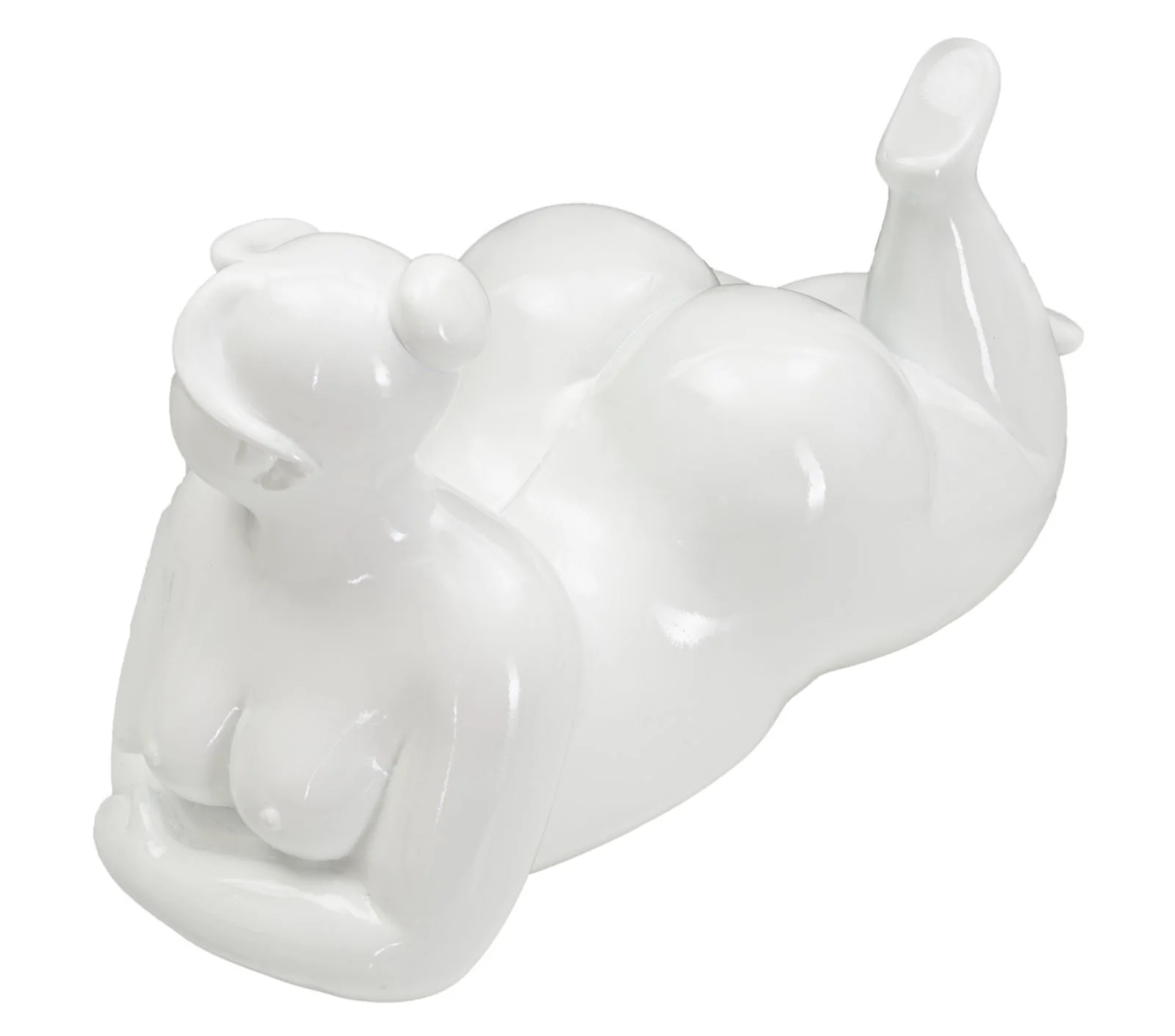 Statua Donnina in Posa di Yoga Relax 32x12,5x16 cm - Image 3