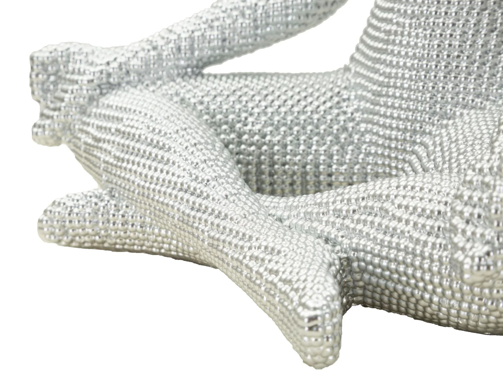 Donnina Yoga Silver CM 20,5X15,5X23 Elegante Decorazione - Image 5