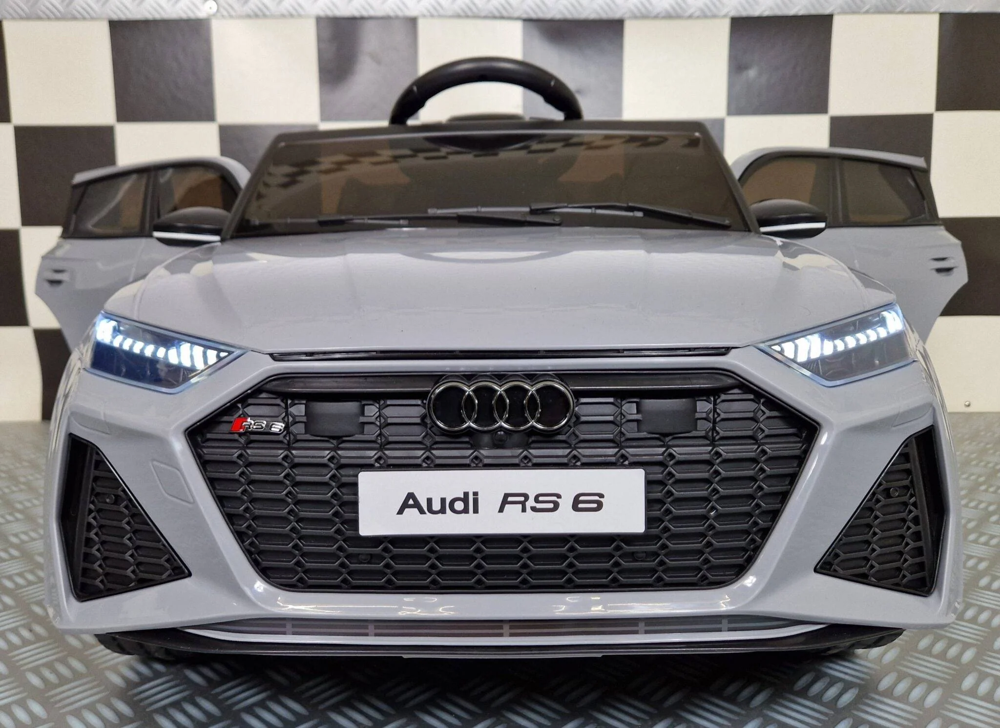 Auto Elettrica per Bambini Audi RS 6 12 V – Nardo Grigio - Image 3