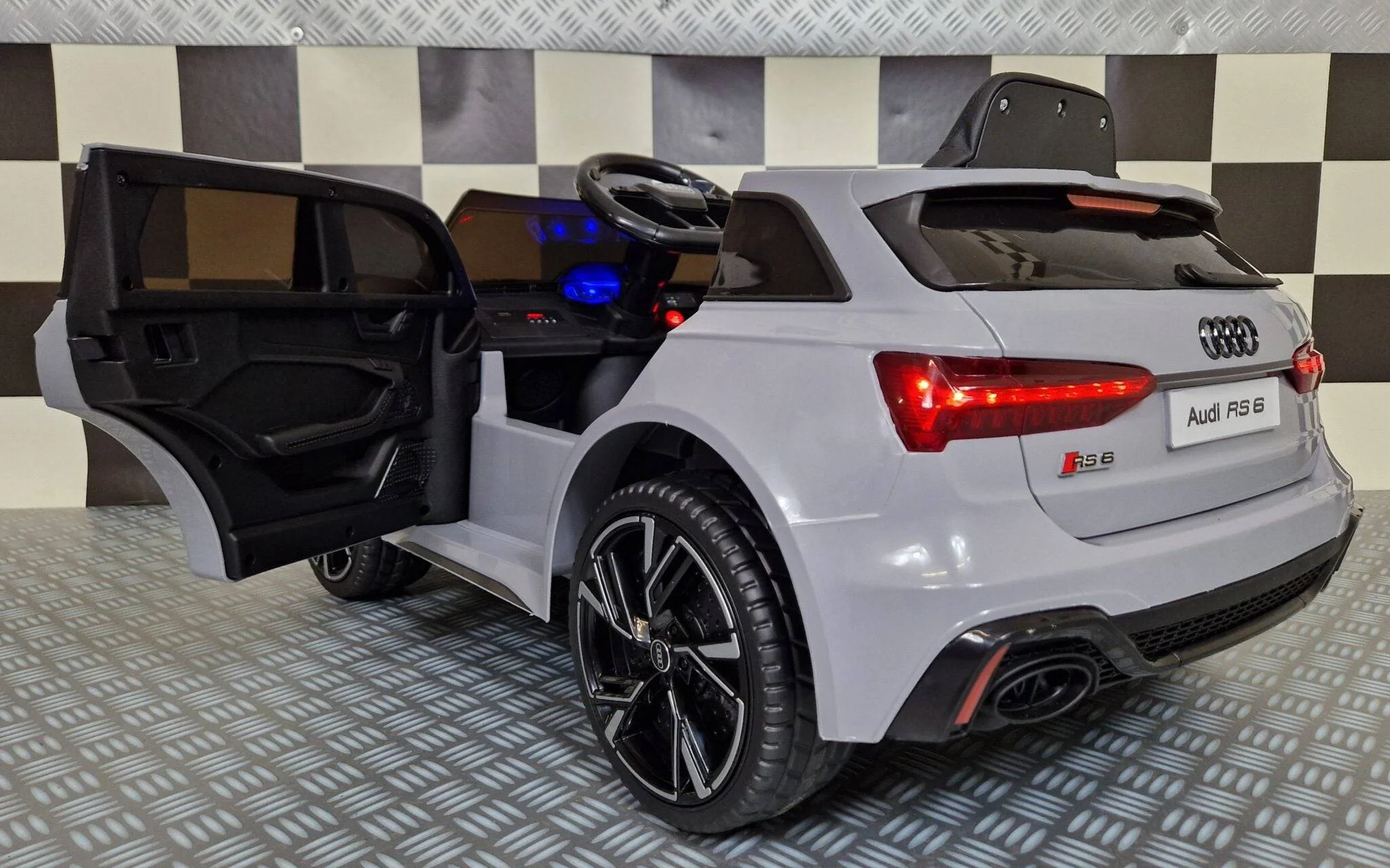 Auto Elettrica per Bambini Audi RS 6 12 V – Nardo Grigio - Image 5