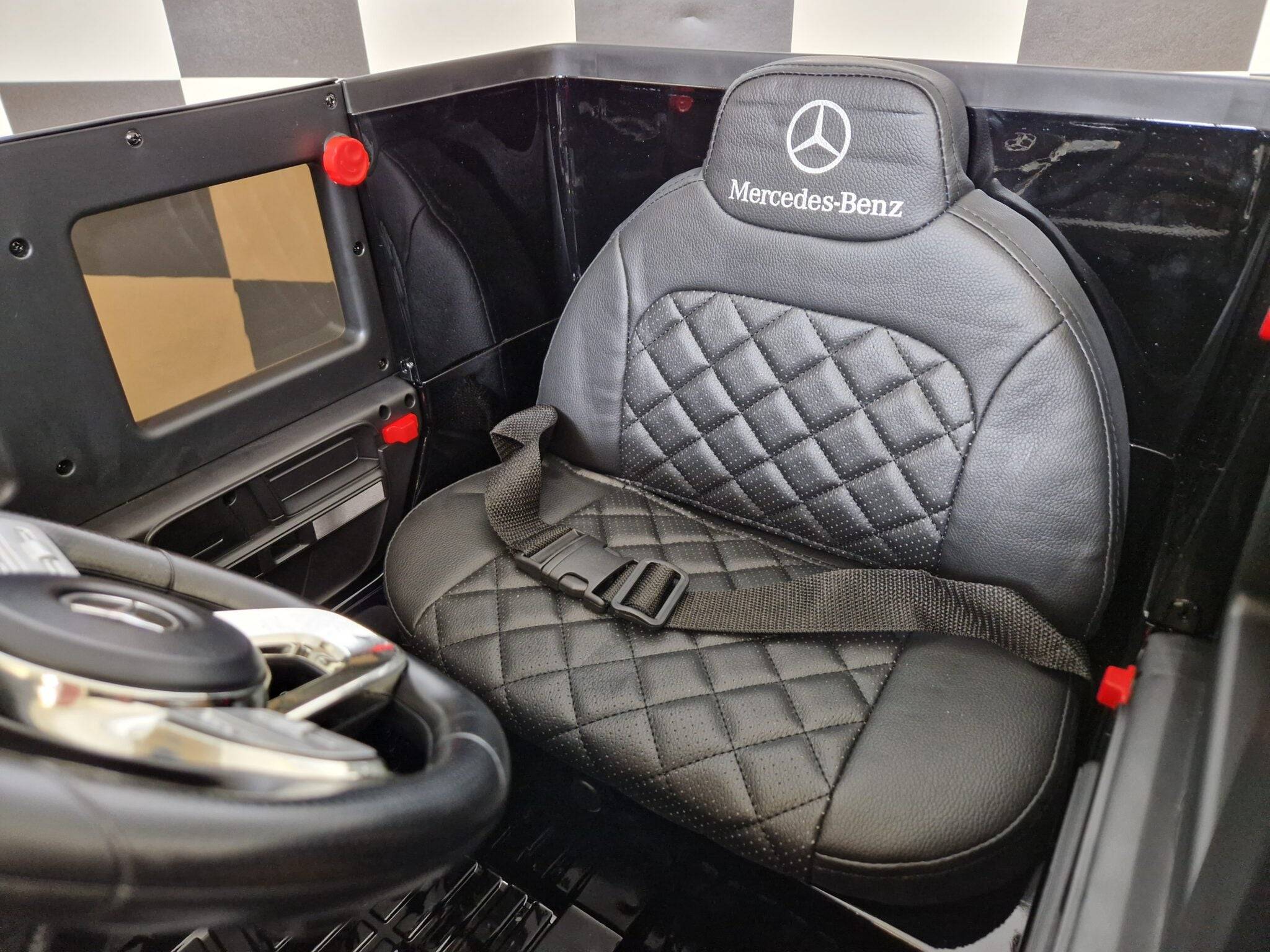 Auto Elettrica per Bambini Mercedes G500 12 V – Nero Metallizzato - Image 10