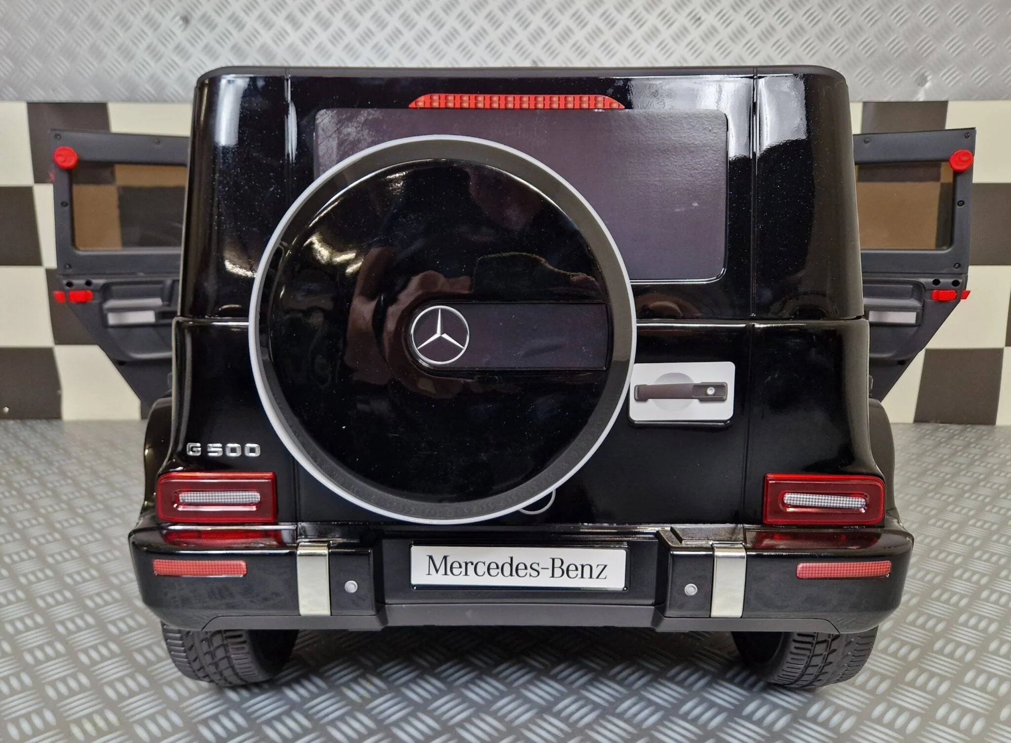 Auto Elettrica per Bambini Mercedes G500 12 V – Nero Metallizzato - Image 6
