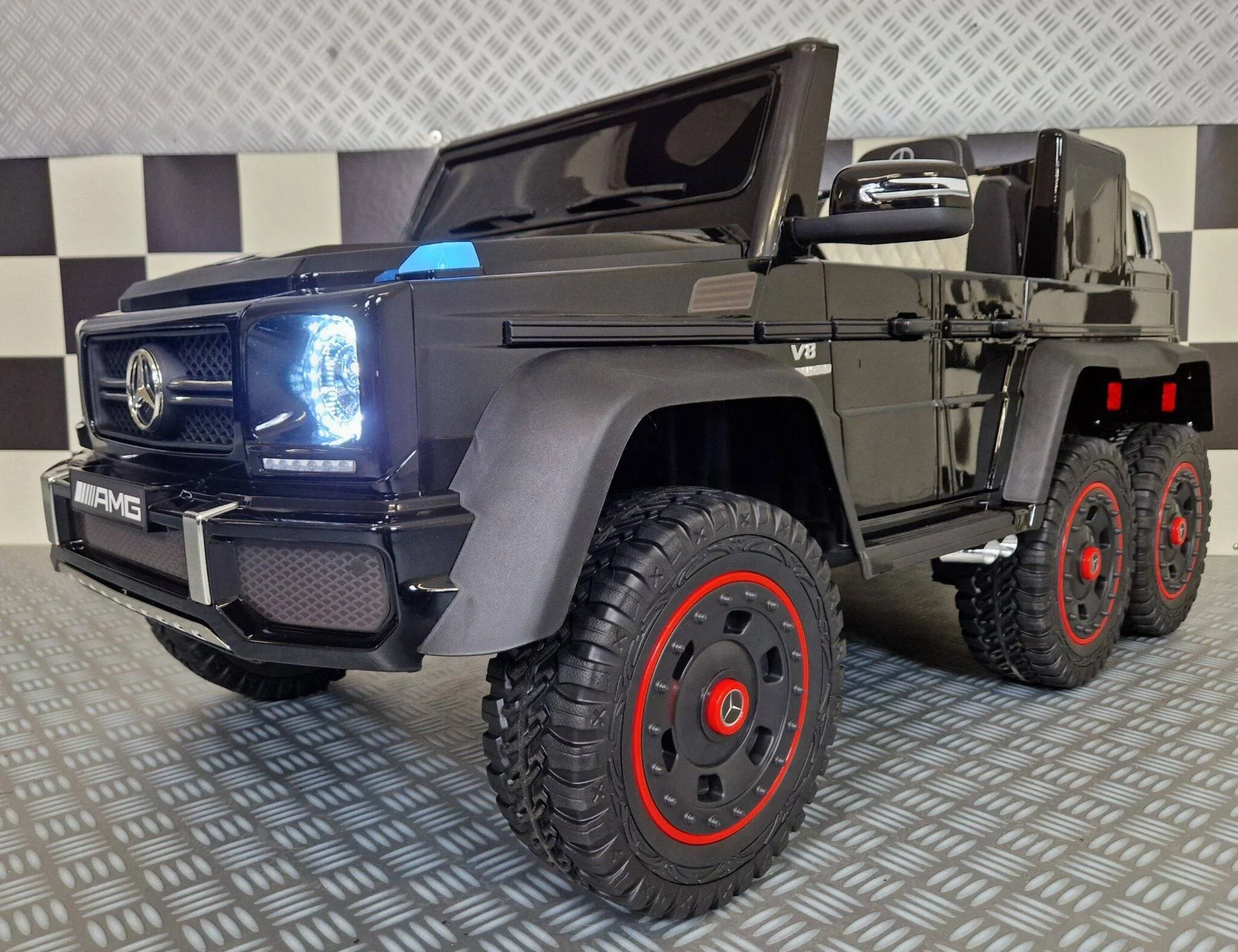 Auto Elettrica per Bambini Mercedes G63 AMG 6×6 12 V – Nero Metallizzato - Image 2