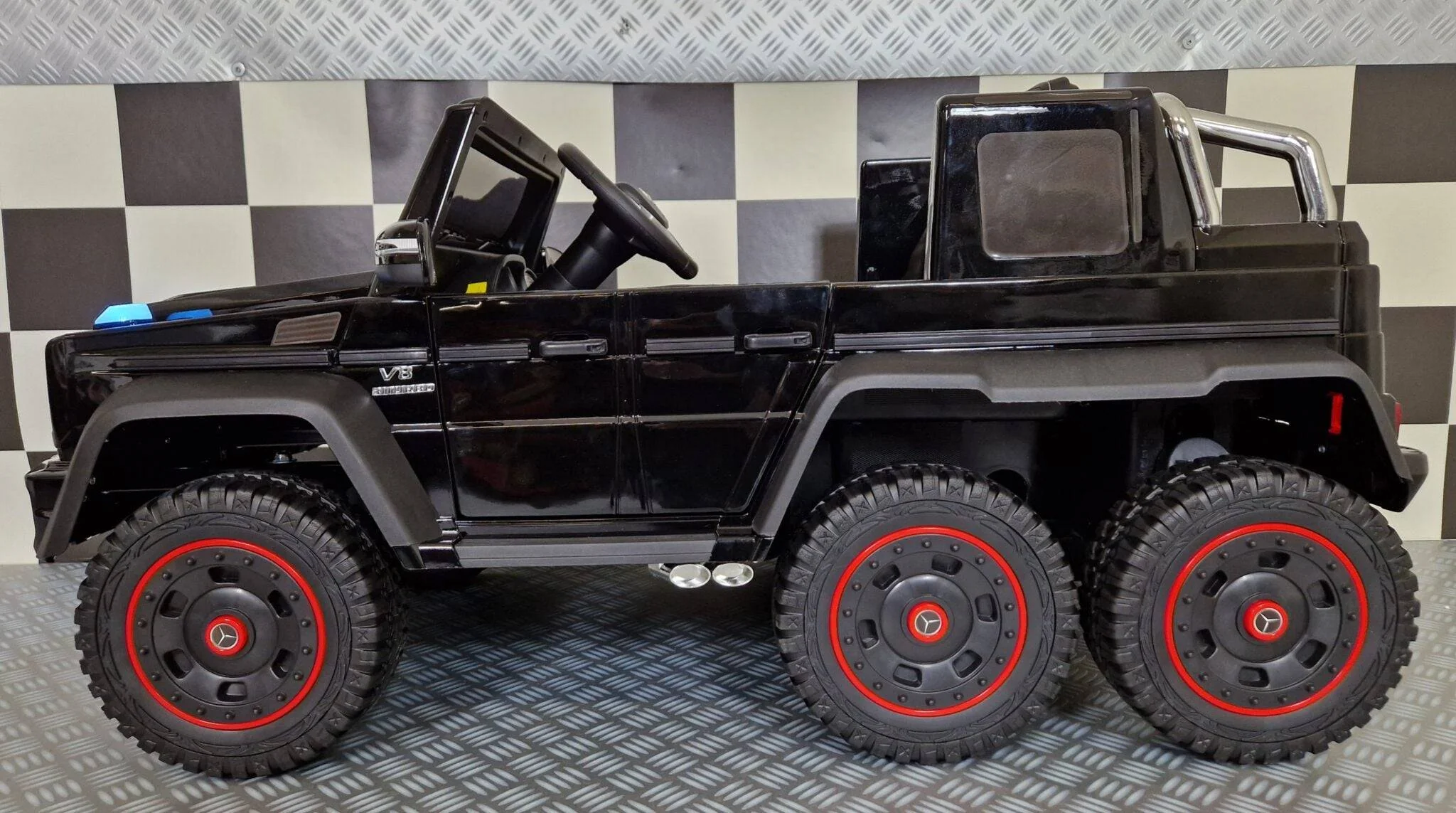 Auto Elettrica per Bambini Mercedes G63 AMG 6×6 12 V – Nero Metallizzato - Image 4