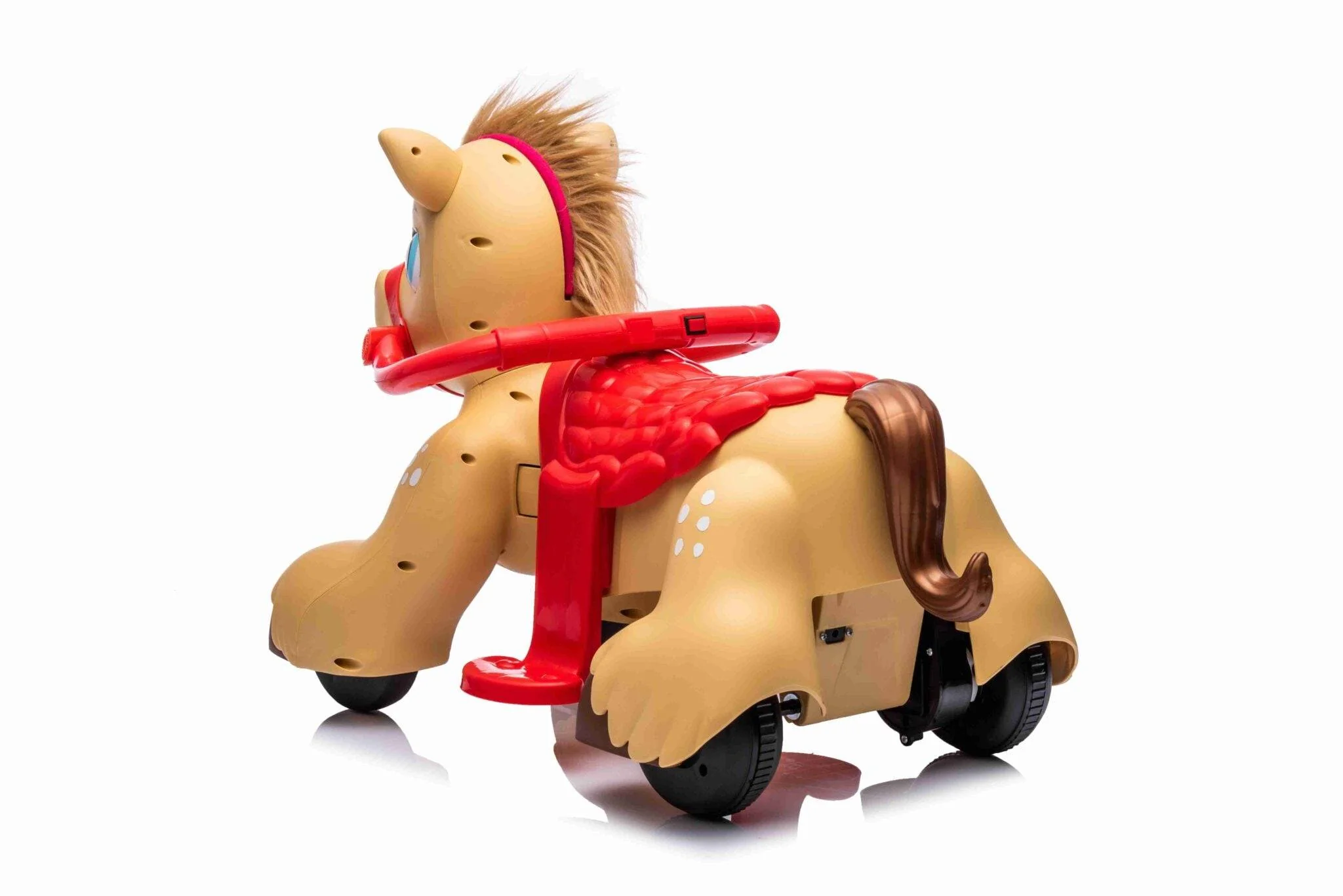 Pony Elettrico per Bambini 12 V – Marrone - Image 2