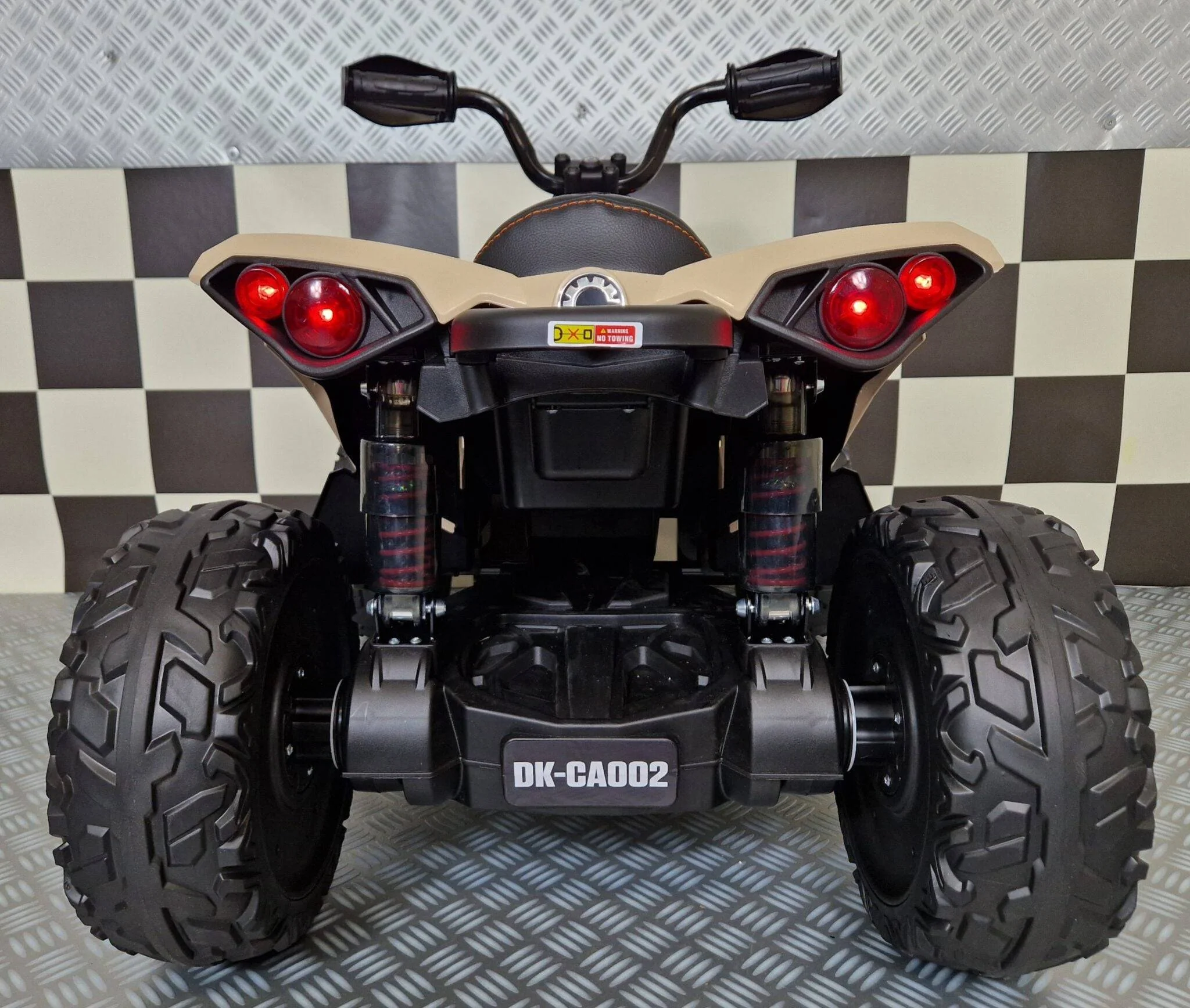 Quad Elettrico per Bambini Can-Am Maverick 24 V – Colore Cachi - Image 6