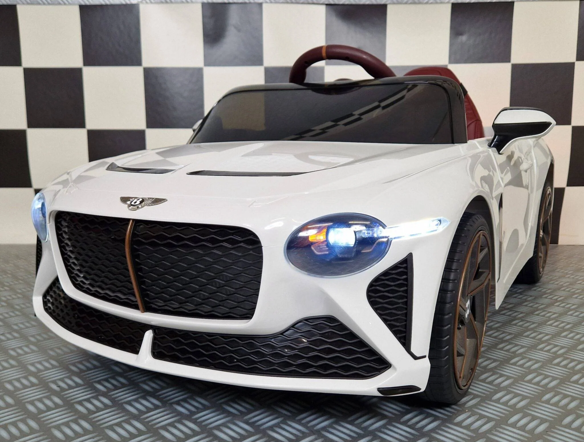 Auto Elettrica per Bambini Bentley Bacalar 12 V – Bianca