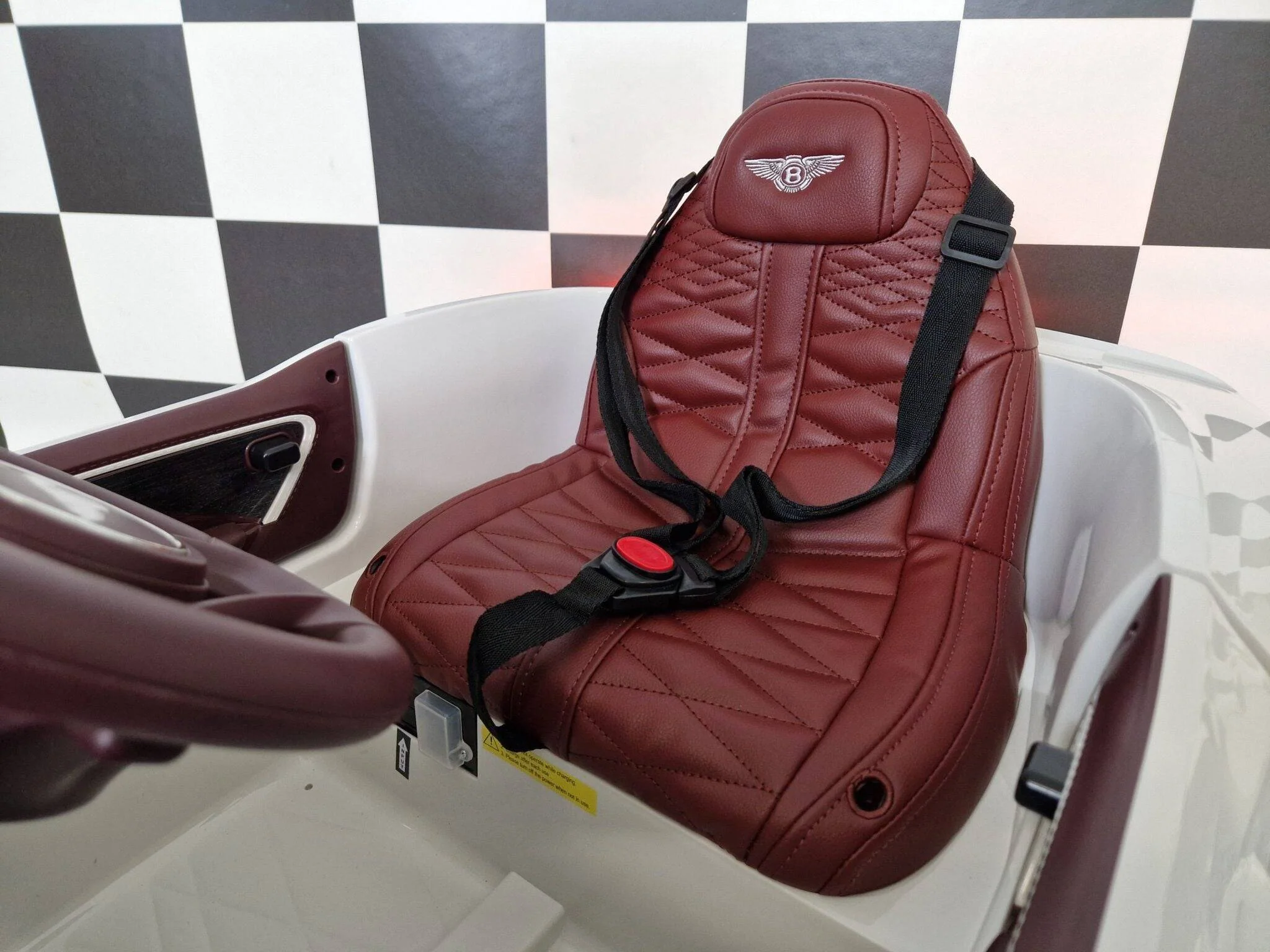 Auto Elettrica per Bambini Bentley Bacalar 12 V – Bianca - Image 11