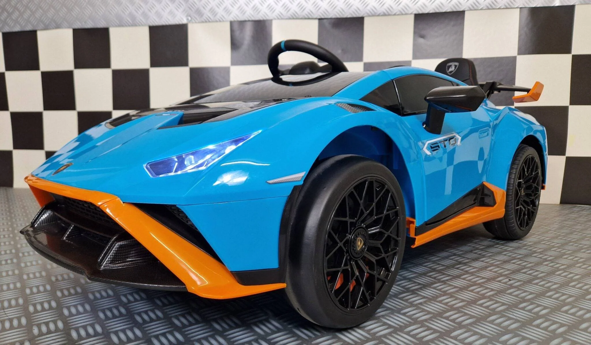 Auto Elettrica per Bambini Lamborghini Huracan STO 12 V – Blu - Image 2