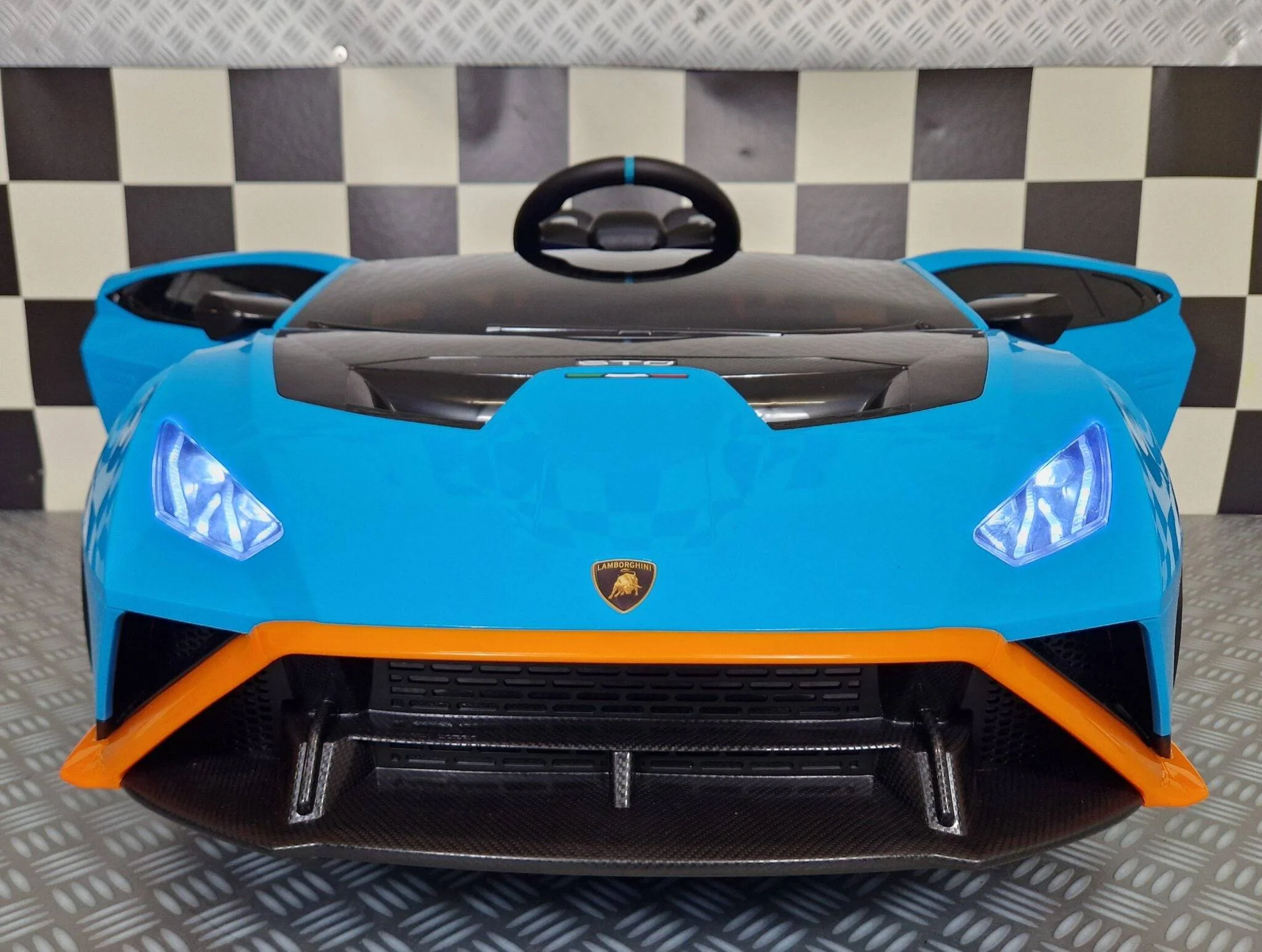 Auto Elettrica per Bambini Lamborghini Huracan STO 12 V – Blu - Image 3