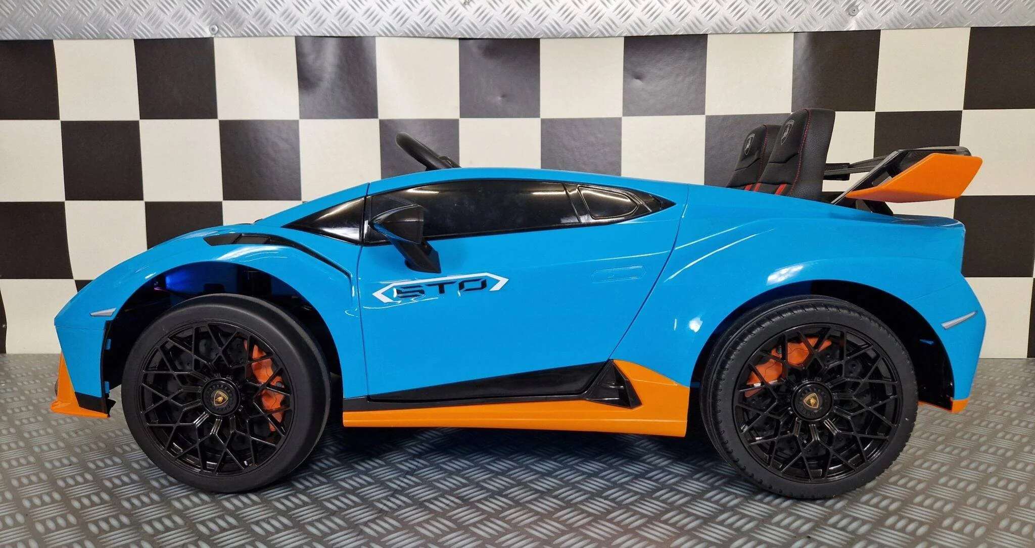 Auto Elettrica per Bambini Lamborghini Huracan STO 12 V – Blu - Image 4