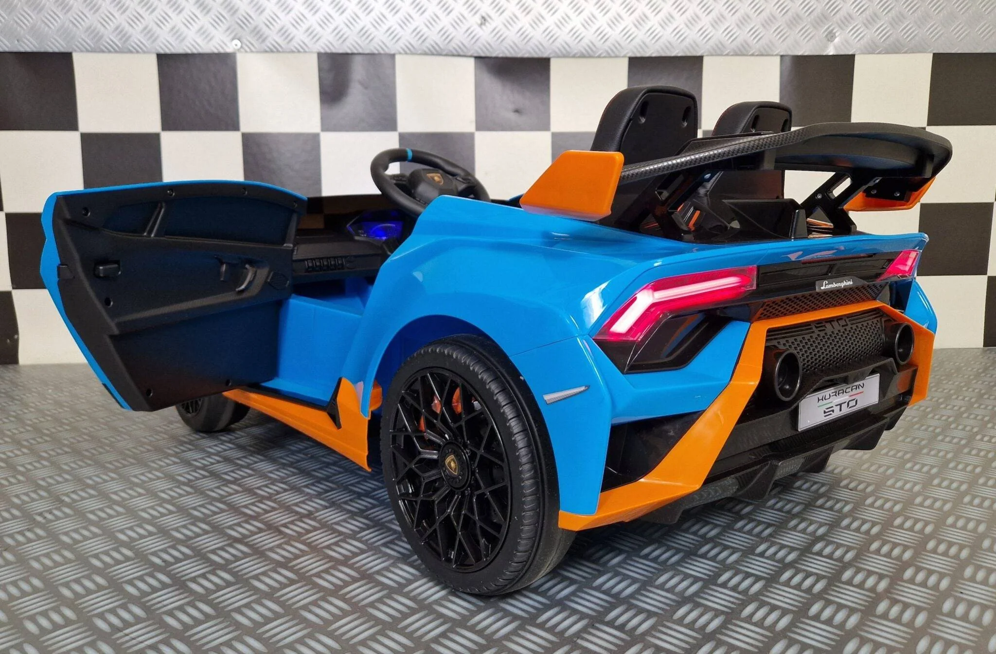 Auto Elettrica per Bambini Lamborghini Huracan STO 12 V – Blu - Image 5