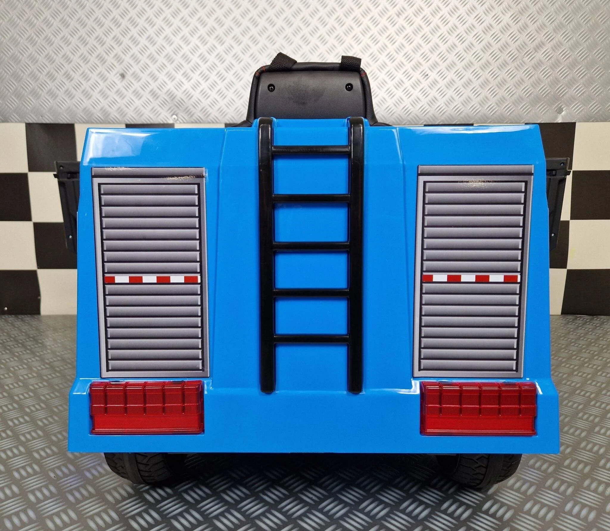 Camion della Polizia Elettrico 12 V con Telecomando – Blu - Image 6