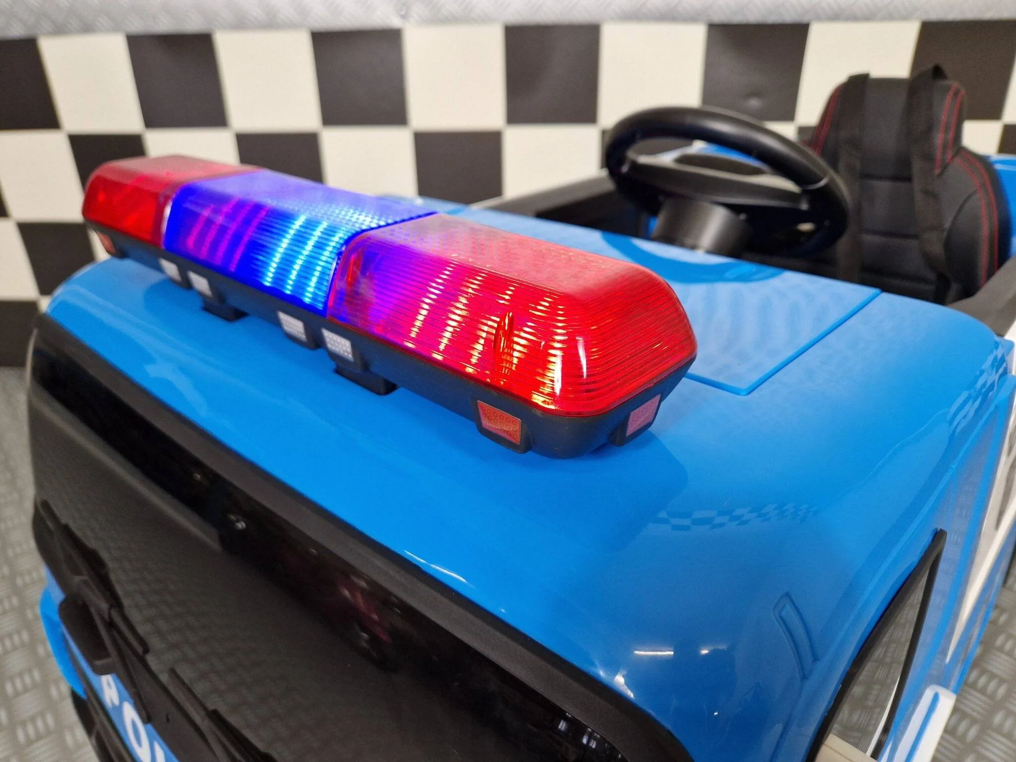 Camion della Polizia Elettrico 12 V con Telecomando – Blu - Image 9