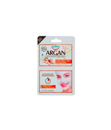 EQUILIBRA ARGAN MASCHERA VISO MONODOSE 2 X 7.5 ML - Image 2