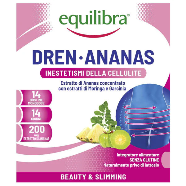 EQUILIBRA INTEGRATORE DREN-ANANAS INESTETISMI DELLA CELLULITE - Image 2