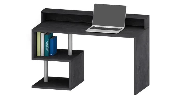 Scrivania ESSE 140 con design a ''S'' e sopralzo - Image 12