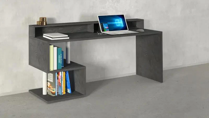 Scrivania Esse 180 con sopralzo: stile e funzionalità in un unico design innovativo - Image 10