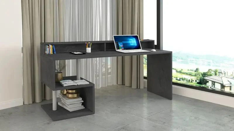 Scrivania Esse 180 con sopralzo: stile e funzionalità in un unico design innovativo - Image 11