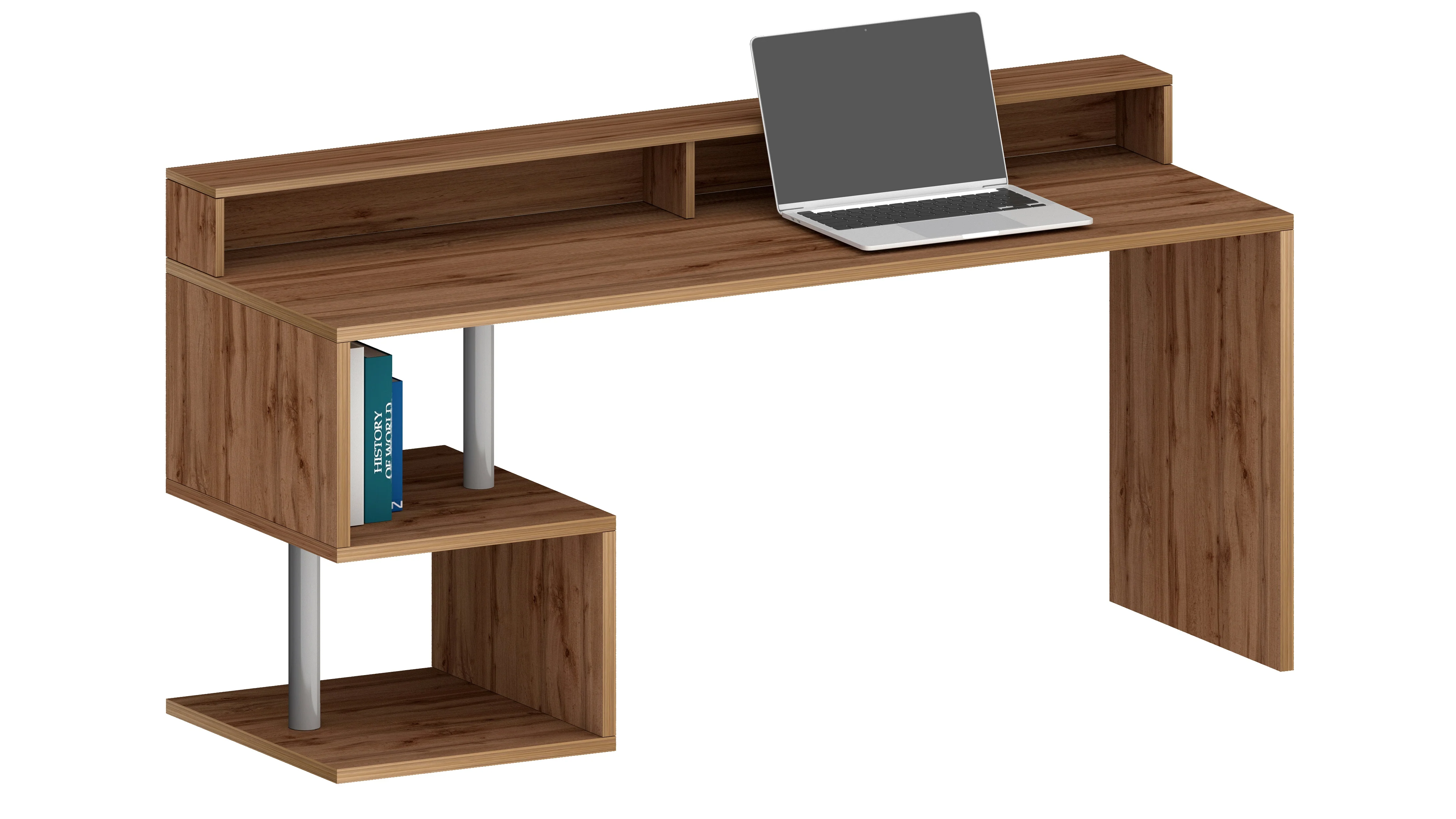 Scrivania Esse 180 con sopralzo: stile e funzionalità in un unico design innovativo - Image 20