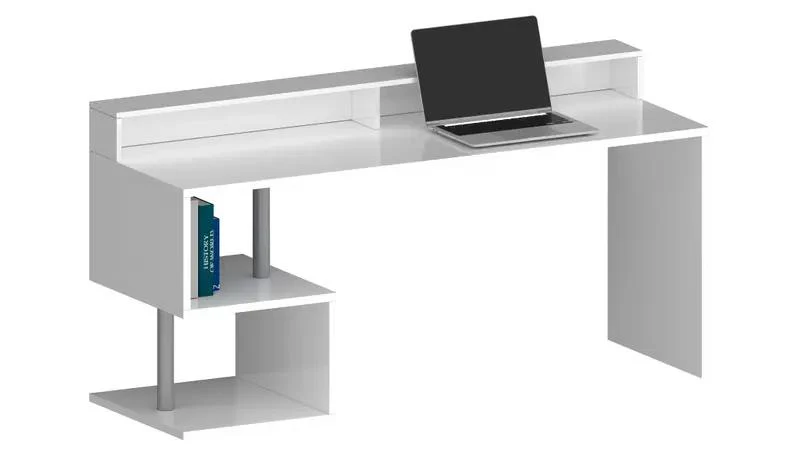 Scrivania Esse 180 con sopralzo: stile e funzionalità in un unico design innovativo - Image 8