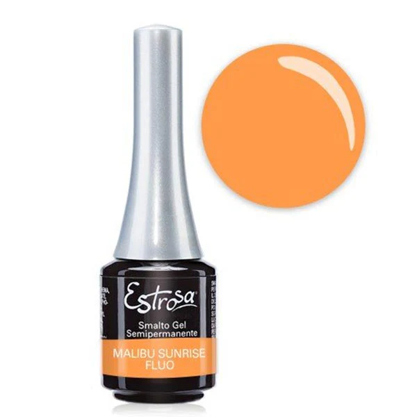 ESTROSA SMALTO GEL SEMIPERMANENTE MALIBU SUNRISE FLUO 7 ML