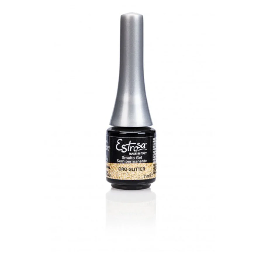 ESTROSA SMALTO GEL SEMIPERMANENTE ORO GLITTER 7500 7 ML