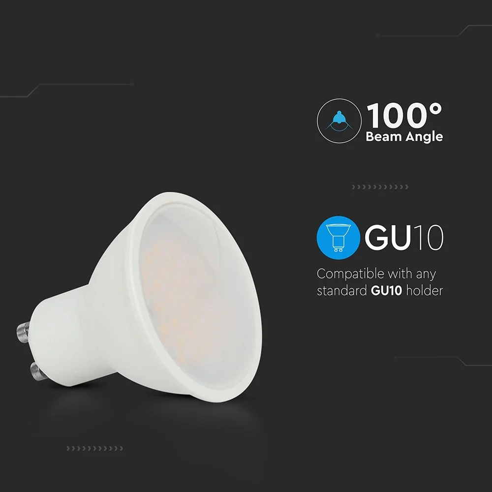 Faretto LED GU10 10W 4000K Copertura Satinata 100° - Image 7