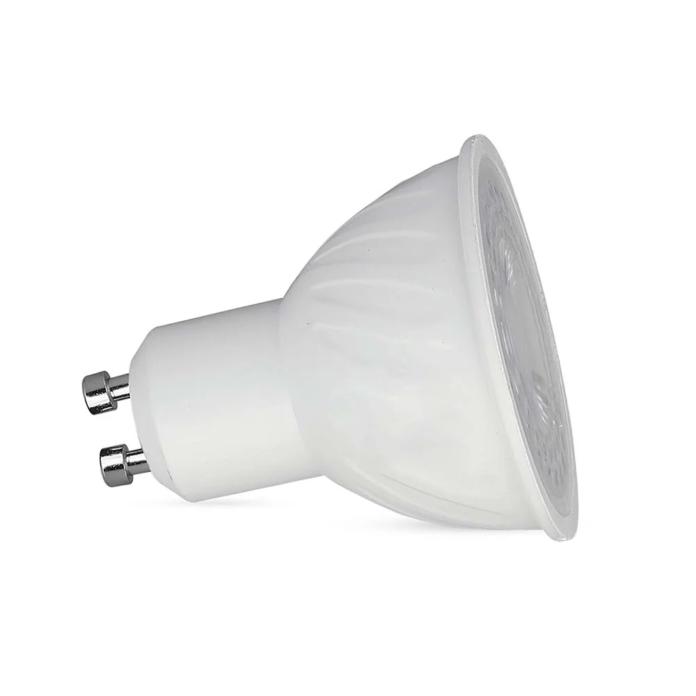 V-Tac Faretto LED GU10 6W 4000K Luce Naturale Copertura Trasparente - Image 4