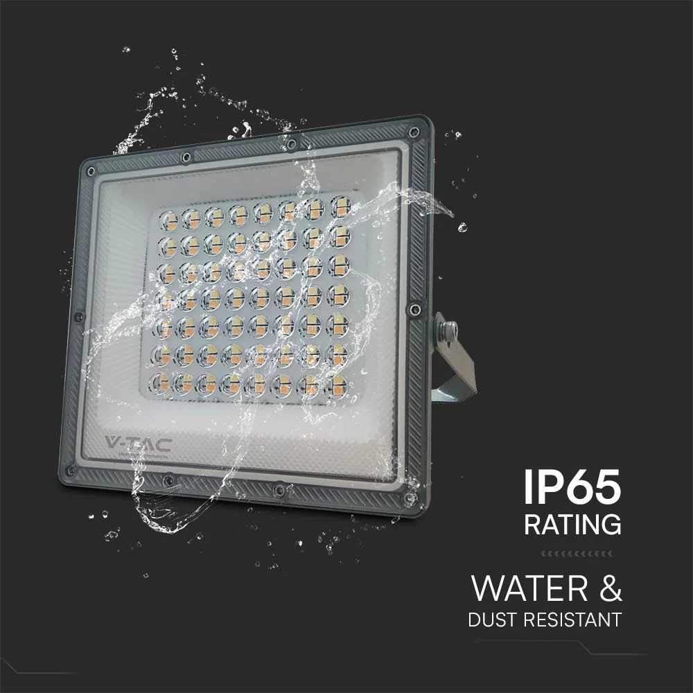 Faro LED 50W CCT 3in1 IP65 con LED Sostituibili | Grigio Scuro - Image 4