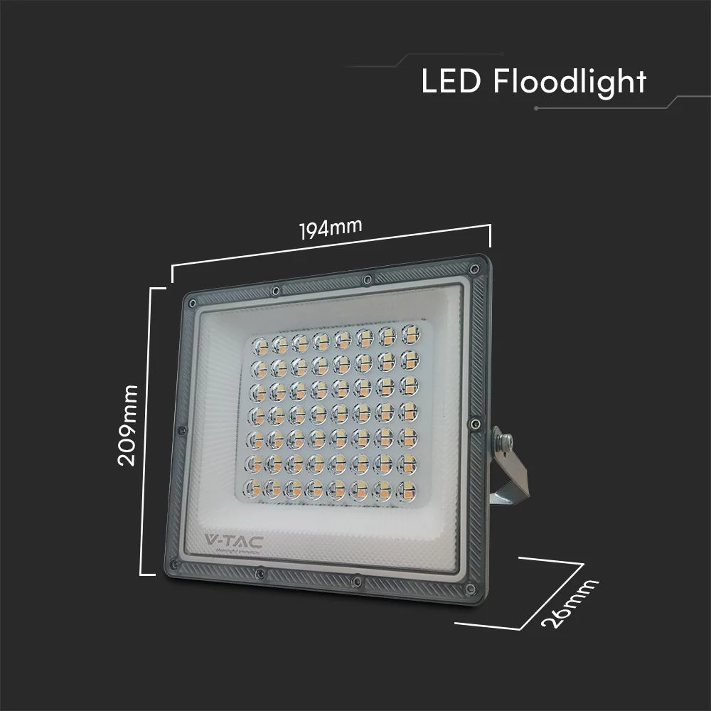 Faro LED 50W CCT 3in1 IP65 con LED Sostituibili | Grigio Scuro - Image 6