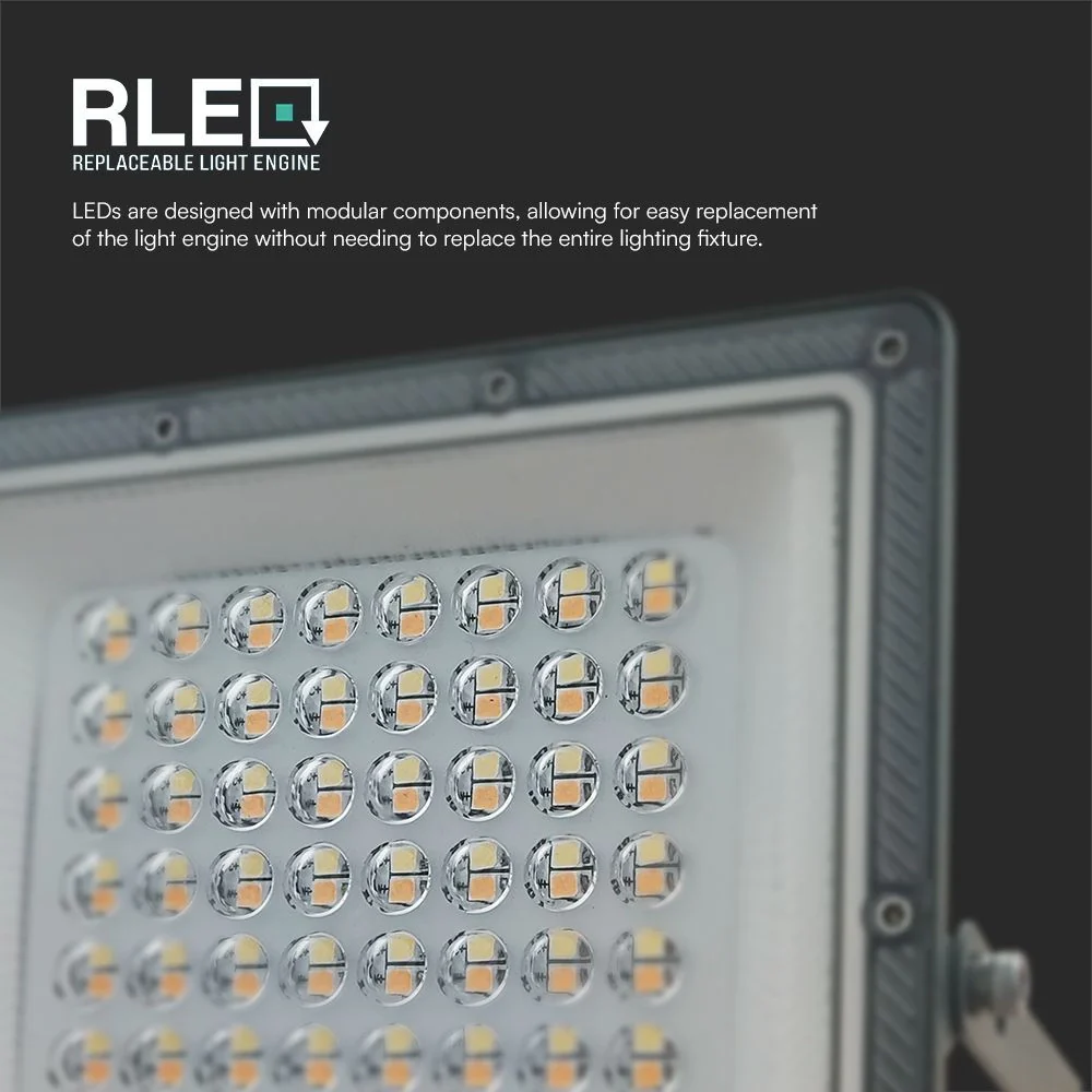 Faro LED 50W CCT 3in1 IP65 con LED Sostituibili | Grigio Scuro - Image 8